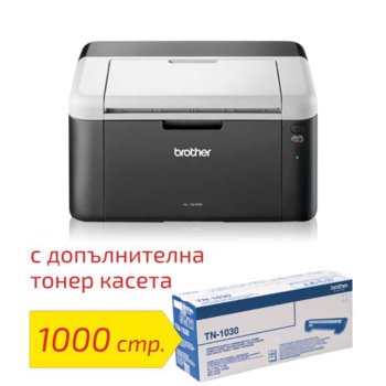 Лазерен принтер Brother HL-1212WE + тонер TN-1030