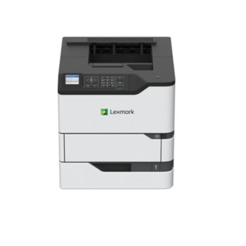 Лазерен принтер Lexmark MS823dn, монохромен, 1200 x 1200 dpi, 61 стр/мин, LAN1000, USB, двустранен печат, A4, 2.4" (6.096 cm) цветен дисплей | JAR Computers Lexmark MS823dn A4 Monochrome Laser Printer 50G022