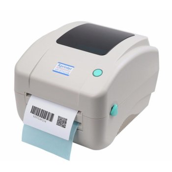 Баркод принтер Xprinter XP-DT425B, 8 dots/mm(203DPI), 4MB SD SLot up to 4GB, ширина етикет 108 mm image
