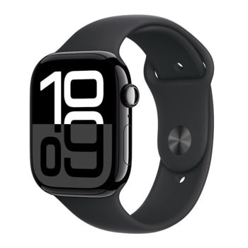 Apple Watch Ser10 GPS 42mm Jet Black M/L MWWF3QC