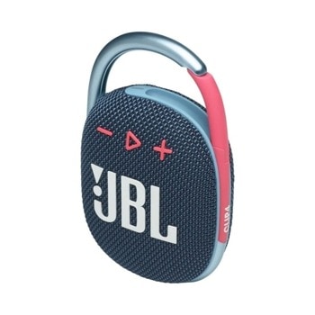 Тонколона JBL CLIP4, 1.0, 5W, Bluetooth 5.1, до 10 часа време за работа, синя-розова, водоустойчива IP67 | JAR Computers JBL CLIP4 Blue - Pink JBLCLIP4BLUP