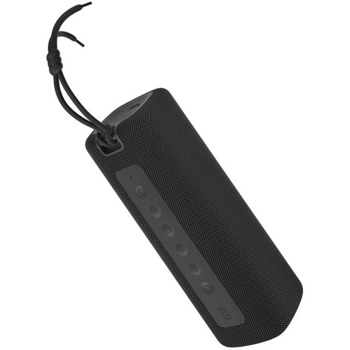 Тонколона Xiaomi Mi Portable Bluetooth Speaker Black (QBH4195GL), 2.0, 16W RMS, Bluetooth 5.0, черна, до 13 часа време за работа, IPX7 водоустойчива, микрофон image