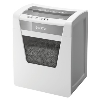 Шредер Leitz IQ Office P4, до 15 листа А4, раздробява хартия/кламери/телчета, кошче за отпадъци с обем 23 литра | JAR Computers Шредер Leitz IQ Office P4 80030000