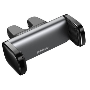 Стойка за телефон Baseus Steel Cannon Air, универсална, за кола, за телефони с ширина до 80mm, черна image