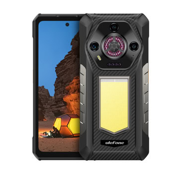 Смартфон Ulefone Armor 30 (черен), поддържа 2 SIM карти, 6.95" (17.65 cm) FHD+ 120Hz дисплей, осемядрен MediaTek Helio G100 2.2 GHz, 12GB LPDDR4X, 512GB (+microSD слот), 50 + 64 + 50 & 32 Mpix камери, Android | JAR Computers Ulefone Armor 30