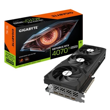 Видео карта Nvidia GF RTX 4070 Ti Super, 16GB, Gigabyte Windforce Max OC, PCI-E 4.0, GDDR6X, 256-bit, DisplayPort, HDMI | JAR Computers Gigabyte RTX 4070 Ti Super Windforce Max OC