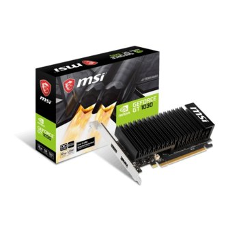 Видео карта Nvidia GF GT 1030, 2GB, MSI 2GHD4 LP OC, PCI-E 3.0, DDR4, 64 bit, Display Port, HDMI | JAR Computers MSI GeForce GT 1030 2GHD4 LP OC
