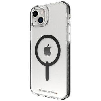 Калъф за Apple iPhone 14 Plus, Gear D3O Santa Cruz Snap, черен/прозрачен | JAR Computers Gear4 D3O Santa Cruz Snap iPhone 14 Plus 702010120