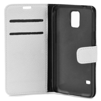 Wallet Flip Case for Galaxy S5 SM-G900 white
