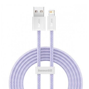 Кабел Baseus Dynamic Fast Charging Lightning to USB Cable (CALD000505), от USB A(м) към Lightning(м), 2m, лилав | JAR Computers Baseus Dynamic Fast Charging Lightning to USB