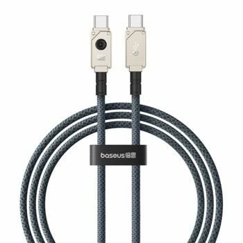 Кабел Baseus Unbreakable, от USB C(м) към USB C(м), 1m, 100W, черен | JAR Computers кабел baseus unbreakable p10355800221-00