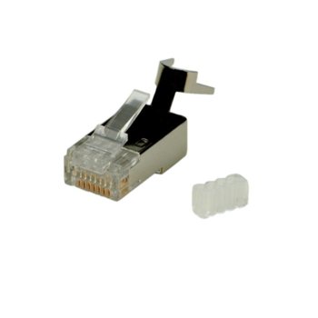Конектори ROLINE, 21.17.3063, RJ-45, STP, Cat 6, екраниран, 10бр. | JAR Computers ROLINE 21.17.3063