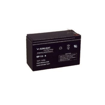 Акумулаторна батерия, Sunlight VRLA, 12V, 9Ah, F1 конектори | JAR Computers BATTERY 12V/9AH