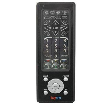 Универсално дистанционно Remote Control UNI KEEN 4 in 1, за устройства TV, VCR, SAT, DVD, черно image