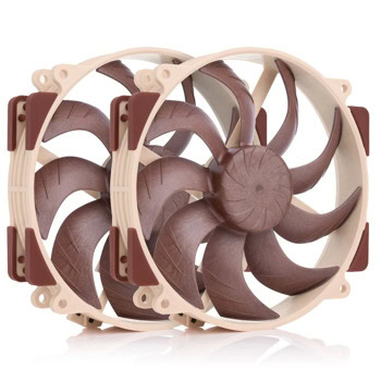 Вентилатори 140mm, Noctua NF-A14x25r G2 PWM Sx2-PP, 4-pin, 1500rpm, 2бр. | JAR Computers Noctua NF-A14x25r G2 PWM Sx2-PP