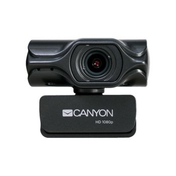 Уеб камера Canyon CNS-CWC6N, микрофон, 3.2 MPix (2048x1536/20FPS), UHD стъклен обектив, USB 2.0, черна image