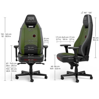 noblechairs doom the dark ages edition зелен | JAR Computers noblechairs doom the dark ages edition зелен