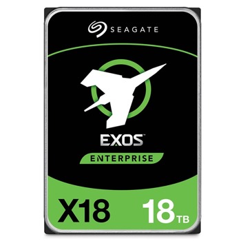 Твърд диск 18TB Seagate Exos X18 (ST18000NM000J), SATA 6Gb/s, 7200 rpm, 256MB кеш, 3.5" (8.89cm) | JAR Computers SEAGATE 18TB Exos X18 ST18000NM000J