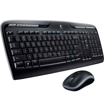 Комплект клавиатура и мишка Logitech MK330, безжични, USB, черни | JAR Computers Logitech Wireless Combo MK330