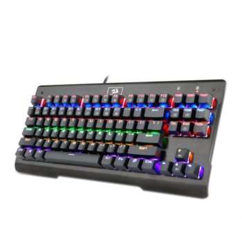 Клавиатура Redragon Visnu K561R-BK, 12 мултимедийни клавиша, LED подсветка, черна, USB image