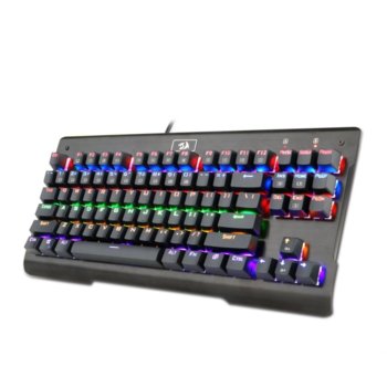 Клавиатура Redragon Visnu K561R-BK, 12 мултимедийни клавиша, LED подсветка, черна, USB | JAR Computers Redragon Visnu K561R-BK