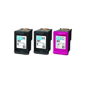 HP 301 3 Pack (E5Y87EE) Black/Color