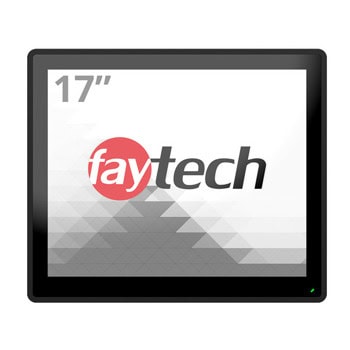 Индустриален тъч монитор Faytech 4010077708 FT17TMCAPOB, 17" (43.18 cm) SXGA сензорен дисплей, DisplayPort, HDMI, VGA, RS232 | JAR Computers FAYTECH 4010077708 FT17TMCAPOB