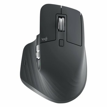 Мишка Logitech MX Master 3S for Business, оптична (8000 dpi), безжична, USB, Bluetooth, 7 бутона, черна | JAR Computers Logitech MX Master 3S for Business
