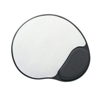 Подложка за мишка Ednet 64024, черно-сребристо, 265 x 225 x 4 мм | JAR Computers Ednet Gel Mouse Pad Black/Silver