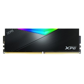 Памет 16GB DDR5 5200MT/s, A-Data XPG LANCER RGB, AX5U5200C3816G-CLARBK, 1.25V | JAR Computers 16GB DDR5 5200MHz XPG LANCER RGB AX5U5200C3816G