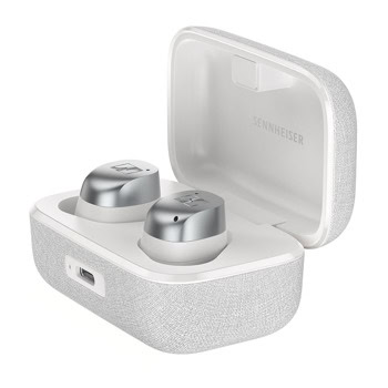 Слушалки Sennheiser Momentum True Wireless 4, безжични, Вluеtооth, микрофон, ANC шумопотискане, aptX Adaptive кодек, до 7.5 часа време на работа, сребристи | JAR Computers sennheiser momentum true wireless 4 silver