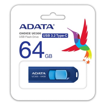A-Data UC300 64GB USB-C Blue ACHO-UC300-64G-RNB/BL