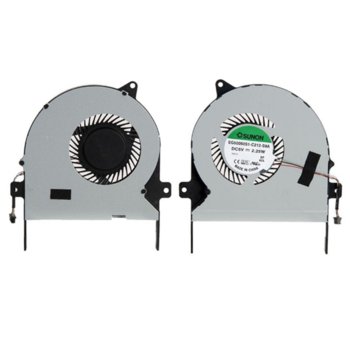 Вентилатор за лаптоп, съвместим с Asus Q502 Q502LA | JAR Computers CPU Fan Asus Q502 Q502LA