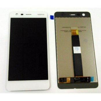 Дисплей за Nokia 2 с тъч, бял | JAR Computers LCD for Nokia 2