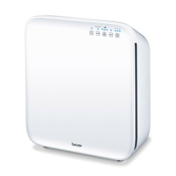 Пречиствател за въздух Beurer LR300, 50W, за помещения до 35 м2, HEPA филтър, 3 настойки, функция за пречистван с ултравиолетова светлина, таймер, бял | JAR Computers Beurer LR300