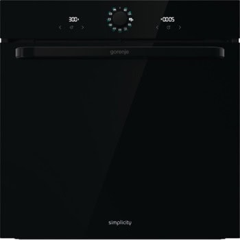 Фурна за вграждане Gorenje BOS6737SYB, клас A, 77л. обем, OptiBake, ExtraSteam, FastPreheat, черна | JAR Computers Gorenje BOS6737SYB
