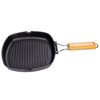 Грил тиган SAPIR SP 4316 C24, 24 cm диаметър, лят алуминий, 2-слойно незалепващо покритие, черен | JAR Computers Грил тиган SAPIR SP 4316 C24