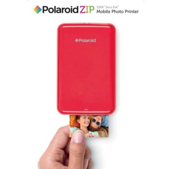 Мобилен принтер Polaroid ZIP червен