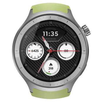 Motorola Moto Watch Matte Silver + PANTONE Herbal