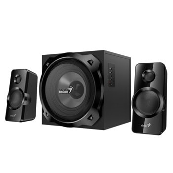 Тонколони Genius SW-2.1-1850BT-BK, 2.1, 50W, Bluetooth, RCA, 3.5mm jack, черни | JAR Computers Genius SW-2.1 1850BT