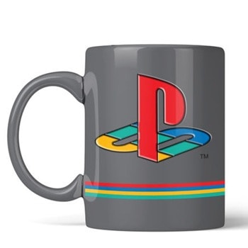 Чаша PlayStation 25th Anniversary Pin Badge, керамична, сива image