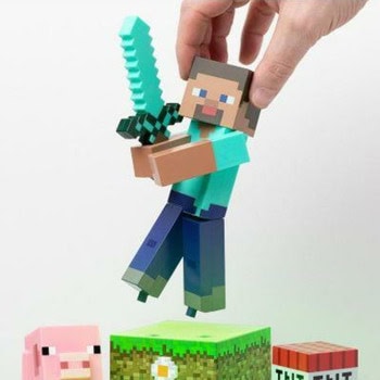 Paladone Minecraft Steve Diorama Light
