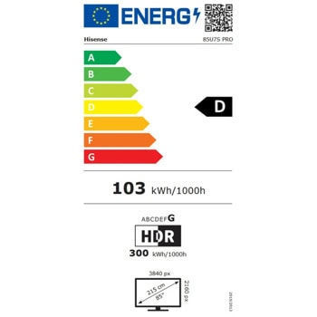 Hisense 85U7S_PRO | JAR Computers Hisense 85U7S_PRO