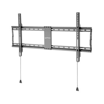 Стойка за телевизор Manhattan 461948, за стена, за екрани от 43" до 100", VESA до 800x400, до 70кг, черна | JAR Computers Manhattan 461948