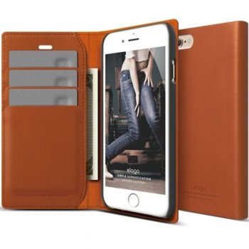 Elago S6P Leather Wallet Case