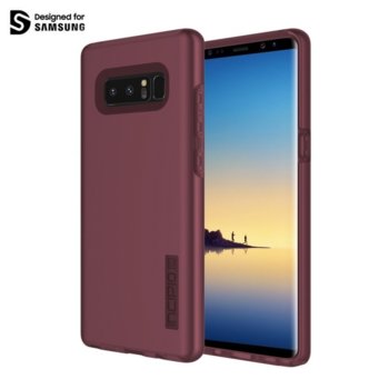 Калъф за Samsung Galaxy Note 8, хибриден, Incipio DualPro SA-895-MLT, удароустойчив, тъмночервен | JAR Computers Incipio DualPro SA-895-MLT