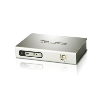 KVM суич ATEN UC4852, от 1x USB B(ж) към 2x DB-9(ж), 1 устройство image