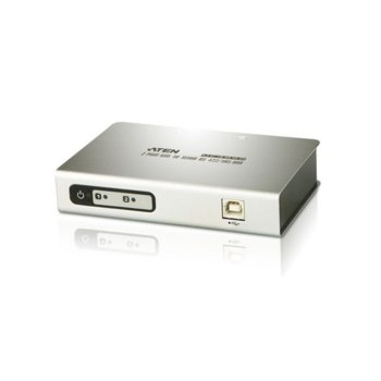 KVM суич ATEN UC4852, от 1x USB B(ж) към 2x DB-9(ж), 1 устройство | JAR Computers ATEN UC4852 KVM Switch