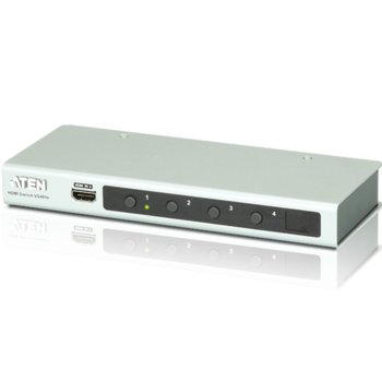 KVM суич ATEN VS481B, от 3x HDMI(ж), 1x RS-232(ж) към 1x HDMI(ж), 1 устройство | JAR Computers ATEN VS481B KVM Switch
