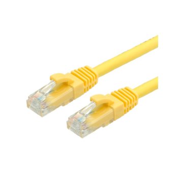 Пач кабел, Roline, UTP, Cat.6, 1m, жълт | JAR Computers Roline UTP Cat.6 1m 21.99.1032